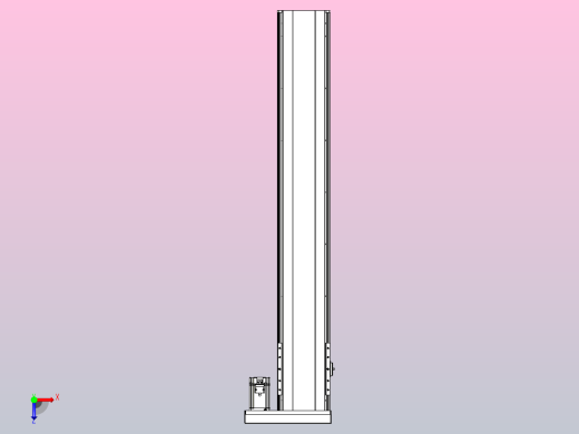 日规模组半封闭丝杆TPA-HNR-202D-2510C-L1200-ML-Y-P75-N3俯视缩略图