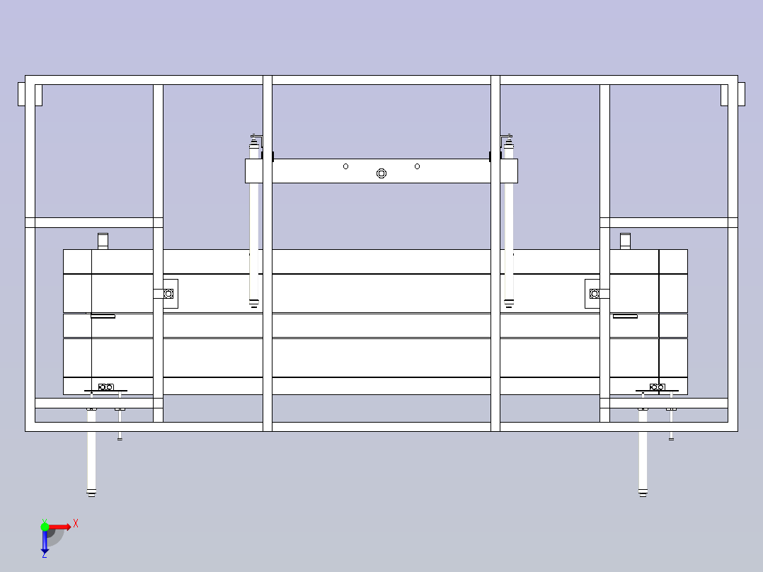 PVC线槽打包俯视图
