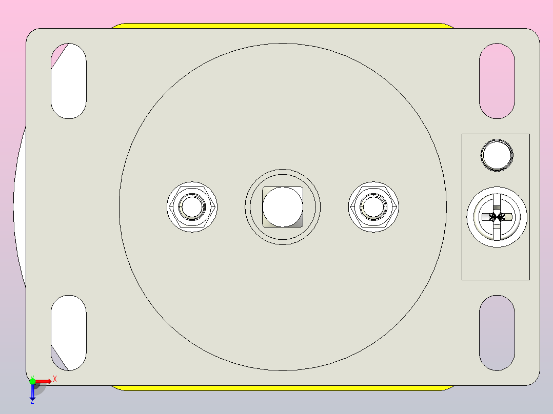 HZ12-40_08组合开关三维模型202101俯视图