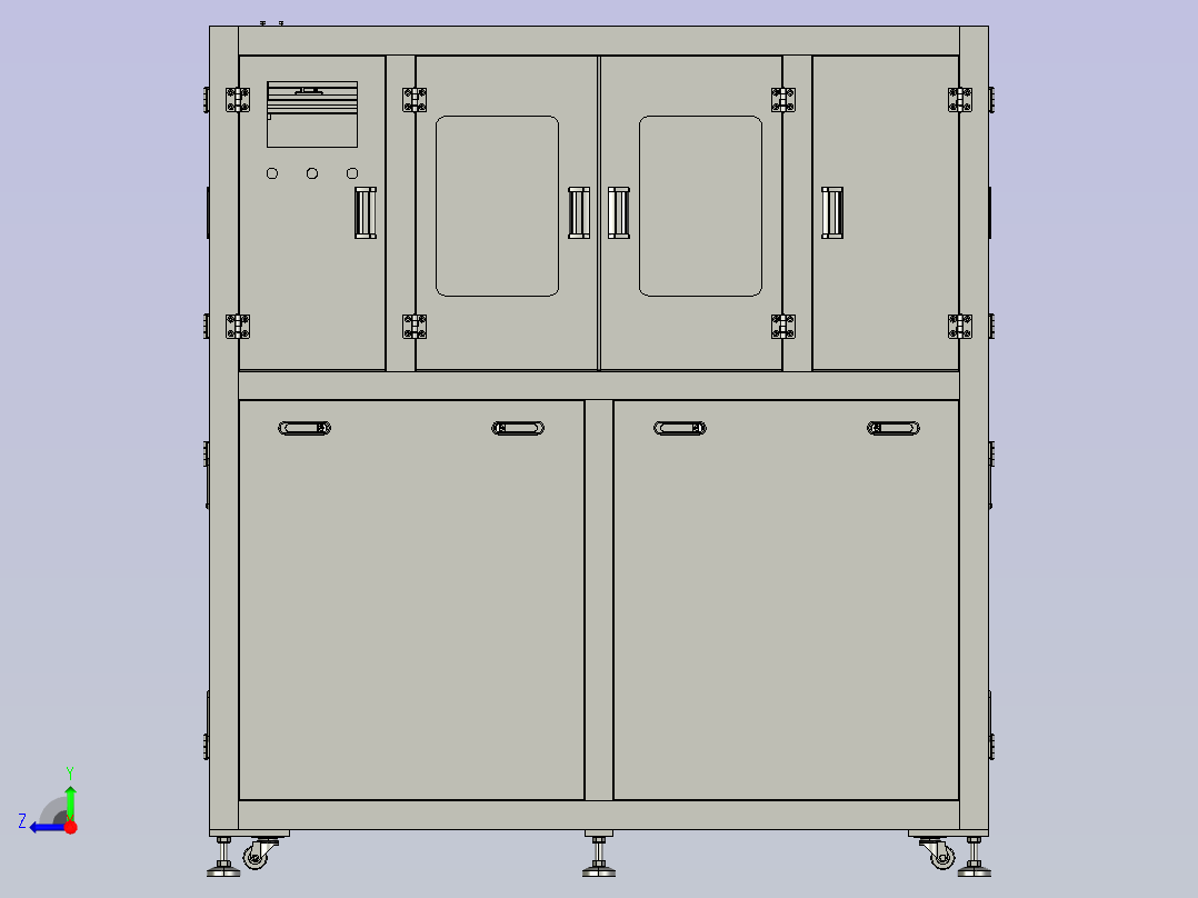 PCB软板收板机右视图