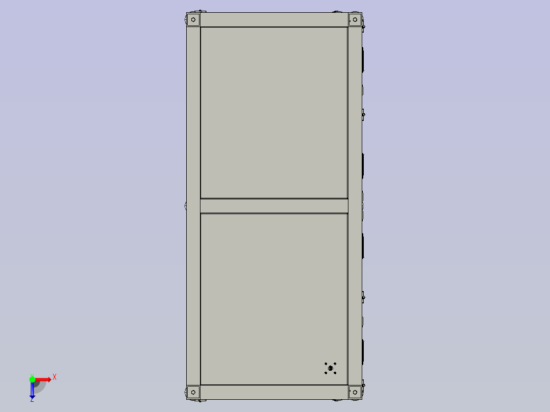 PCB软板收板机俯视图