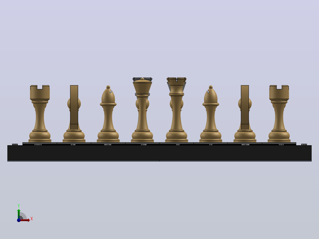 3D satrantakm(象棋)前视图