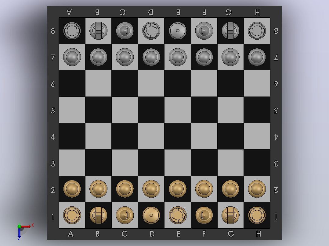 3D satrantakm(象棋)俯视图