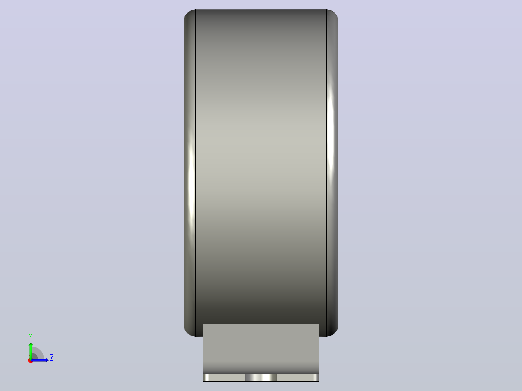 LM-0.5 100～300电流互感器三维模型202012左视图