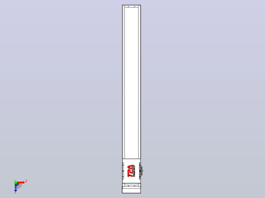 滚珠丝杠直线轴带导轨全封闭TPA-HCR-110D-1610C-L900-MP-C-P40-N3俯视缩略图