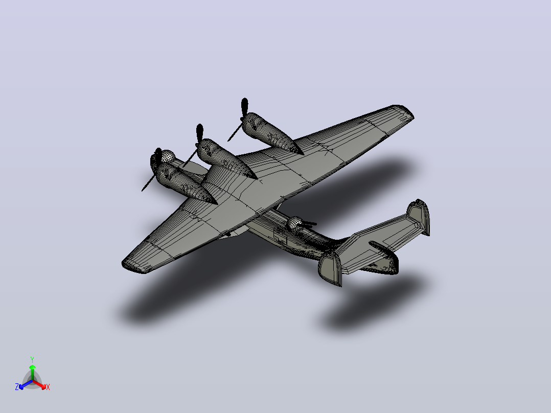 Dornier Do 24飞机主视图