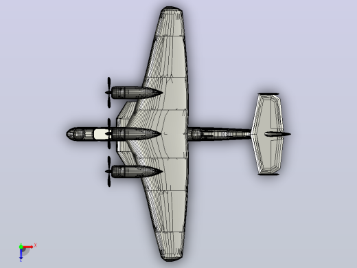 Dornier Do 24飞机俯视缩略图