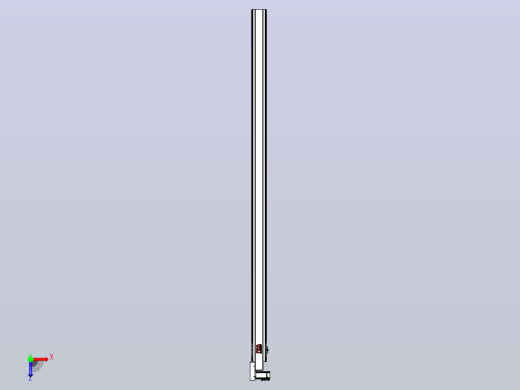 皮带直线轴半封闭可选导轨TPA-HNB-120D-110-L2550-ML-C-P40-N3俯视缩略图