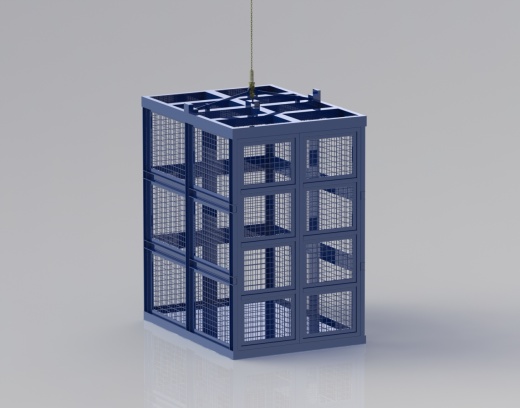 载货电梯货运电梯结构3D图纸 STEP IGS格式缩略图