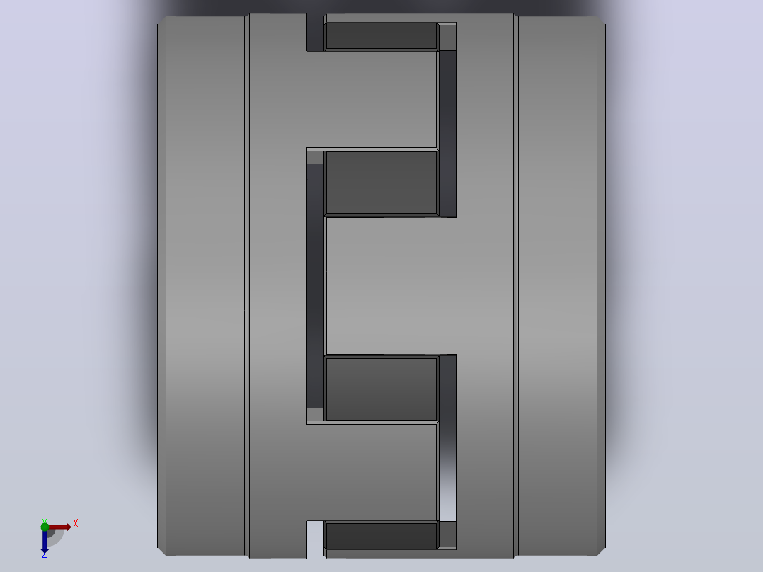 锥套式星形弹性联轴器_WF-42-98Sh-A-1610-TB1-φ16-TB2-φ16俯视图