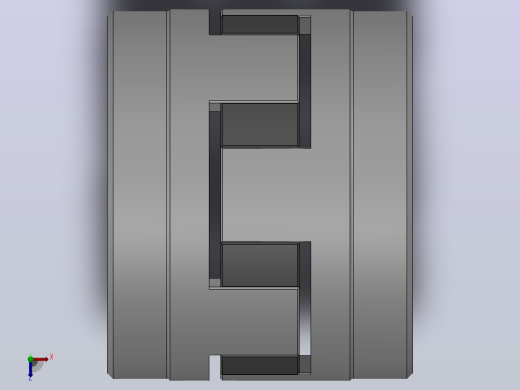 锥套式星形弹性联轴器_WF-42-98Sh-A-1610-TB1-φ16-TB2-φ16俯视缩略图