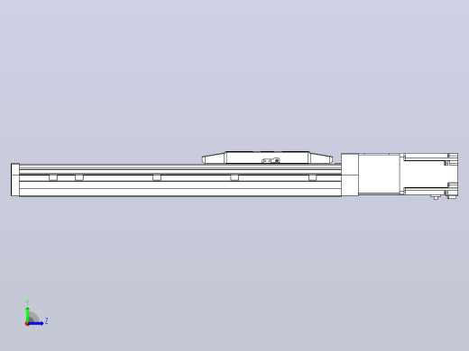 滚珠丝杠直线轴内置导轨TPA-GCR-170-2510C-L350-M-M75-N3左视缩略图