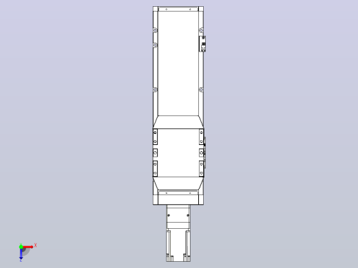 滚珠丝杠直线轴内置导轨TPA-GCR-170-2510C-L350-M-M75-N3俯视缩略图