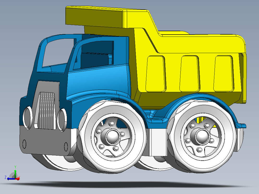 玩具卡车-207主视图