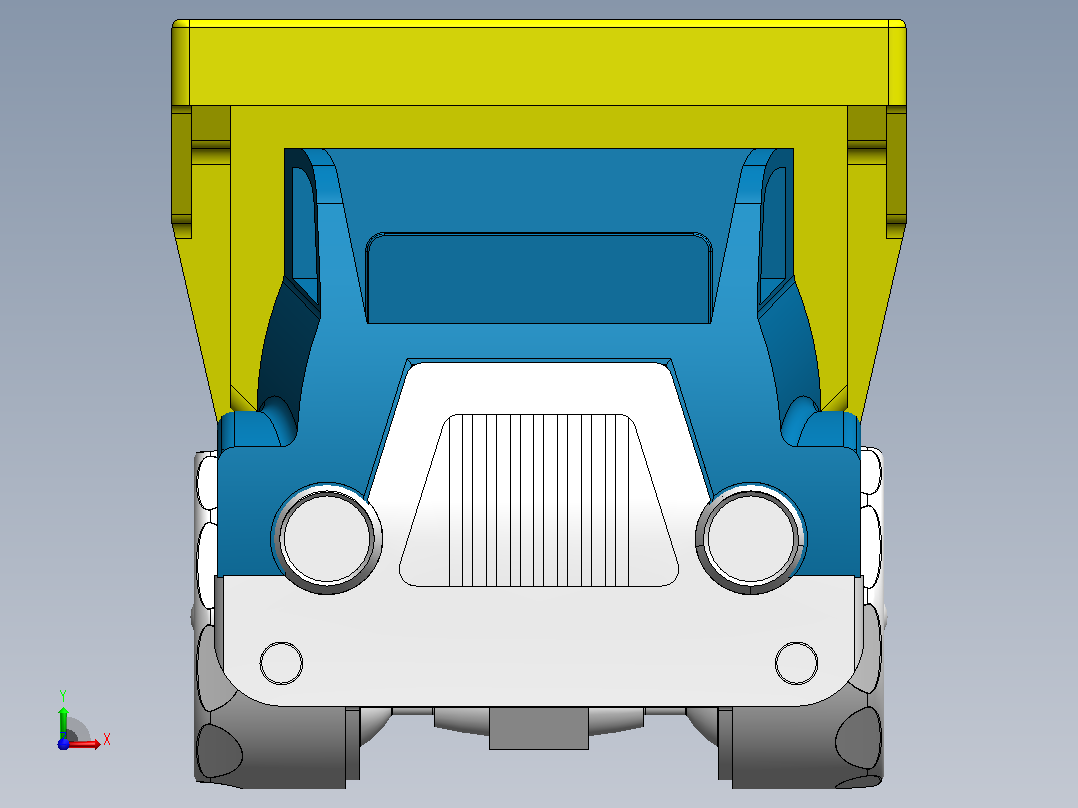 玩具卡车-207前视图