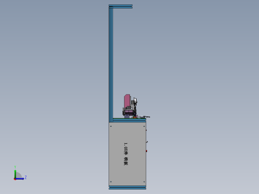 贴双面胶工装（sw18可编辑+cad+bom）左视缩略图