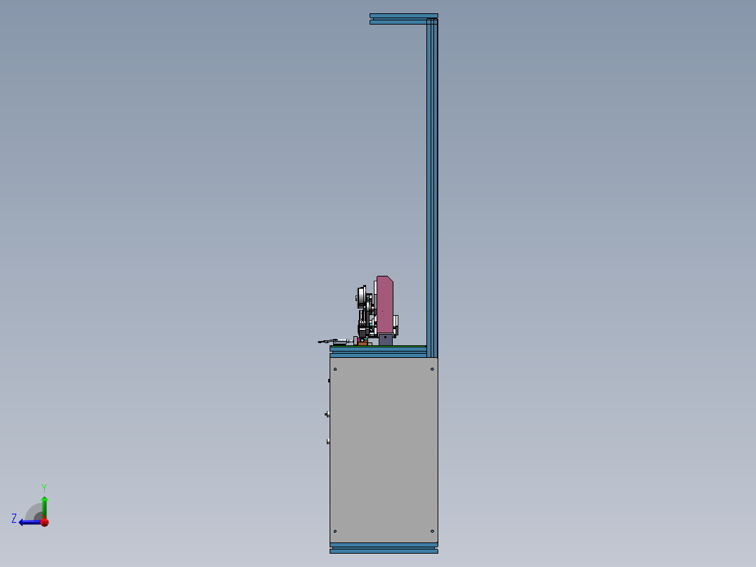 贴双面胶工装（sw18可编辑+cad+bom）右视图