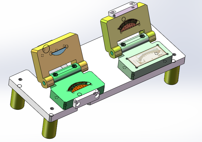 贴双面胶工装（sw18可编辑+cad+bom）