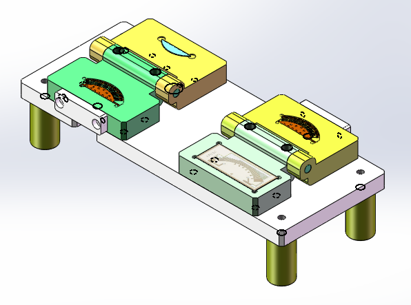贴双面胶工装（sw18可编辑+cad+bom）