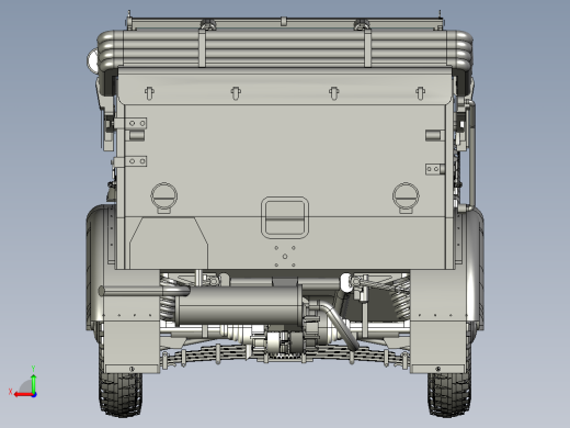 老爷车3D模型后视缩略图