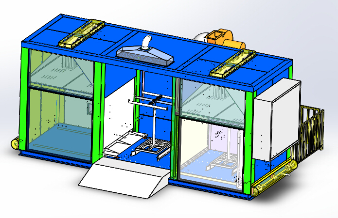 01月-A30车门密封条烤箱（sw18可编辑+工程图+bom）