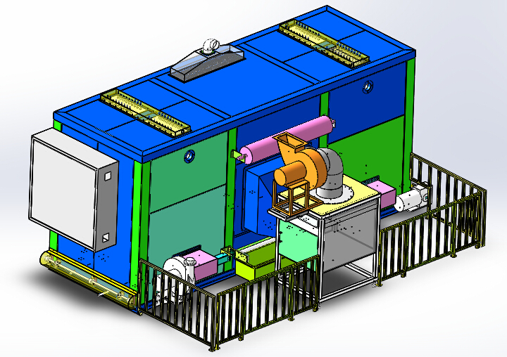 01月-A30车门密封条烤箱（sw18可编辑+工程图+bom）