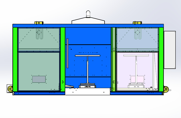 01月-A30车门密封条烤箱（sw18可编辑+工程图+bom）