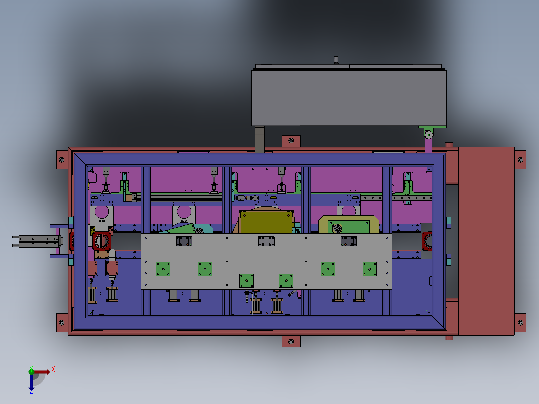 112电机转子组装机(1)俯视图