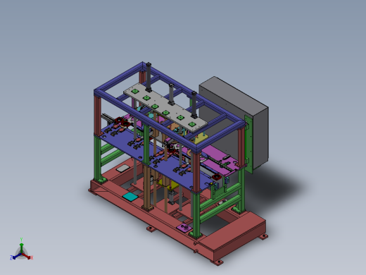 112电机转子组装机(1)正等轴测缩略图