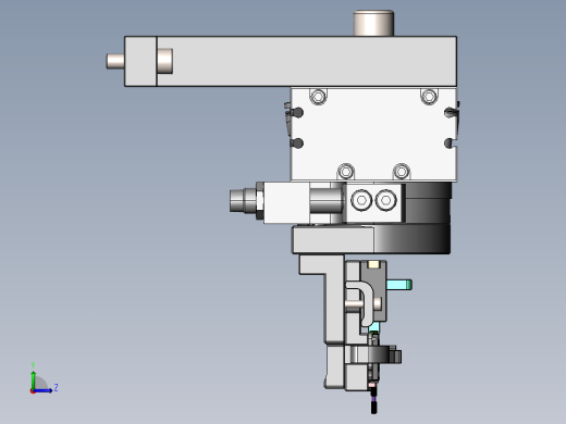 焊接治具底座左视缩略图