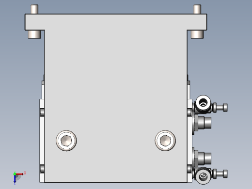 焊接治具底座俯视缩略图