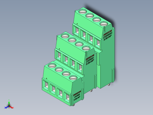 DEGSON DG500 系列 5.05.087.62mm 接线端子-DG500A3-5.08-12P-14-00AH