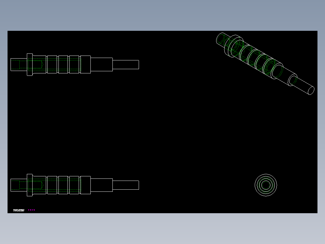固定梢拔出器 KNHN-2D多系列多零件图纸模型