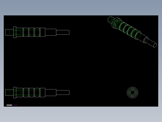 固定梢拔出器 KNHN-2D多系列多零件图纸模型