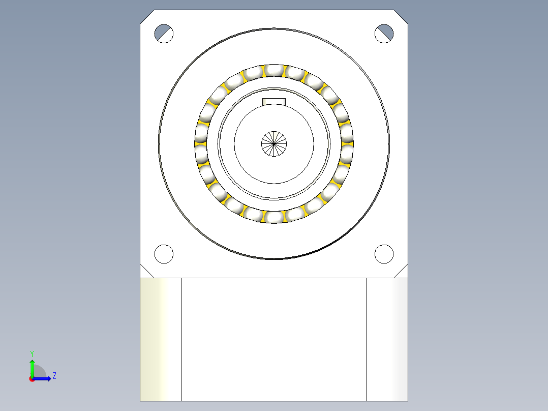 直齿ZPLX180-L1 35-114.3-200-M12.stp左视图