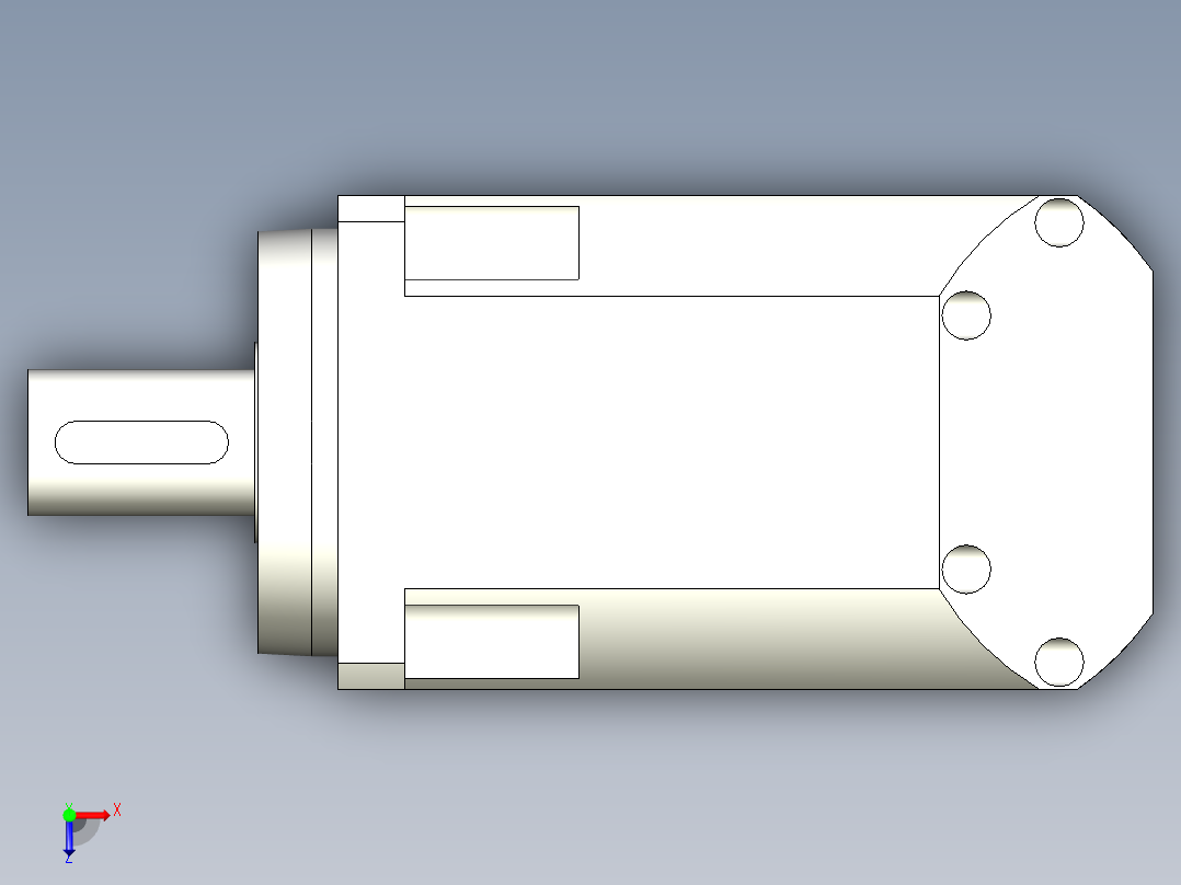 直齿ZPLX180-L1 35-114.3-200-M12.stp俯视图