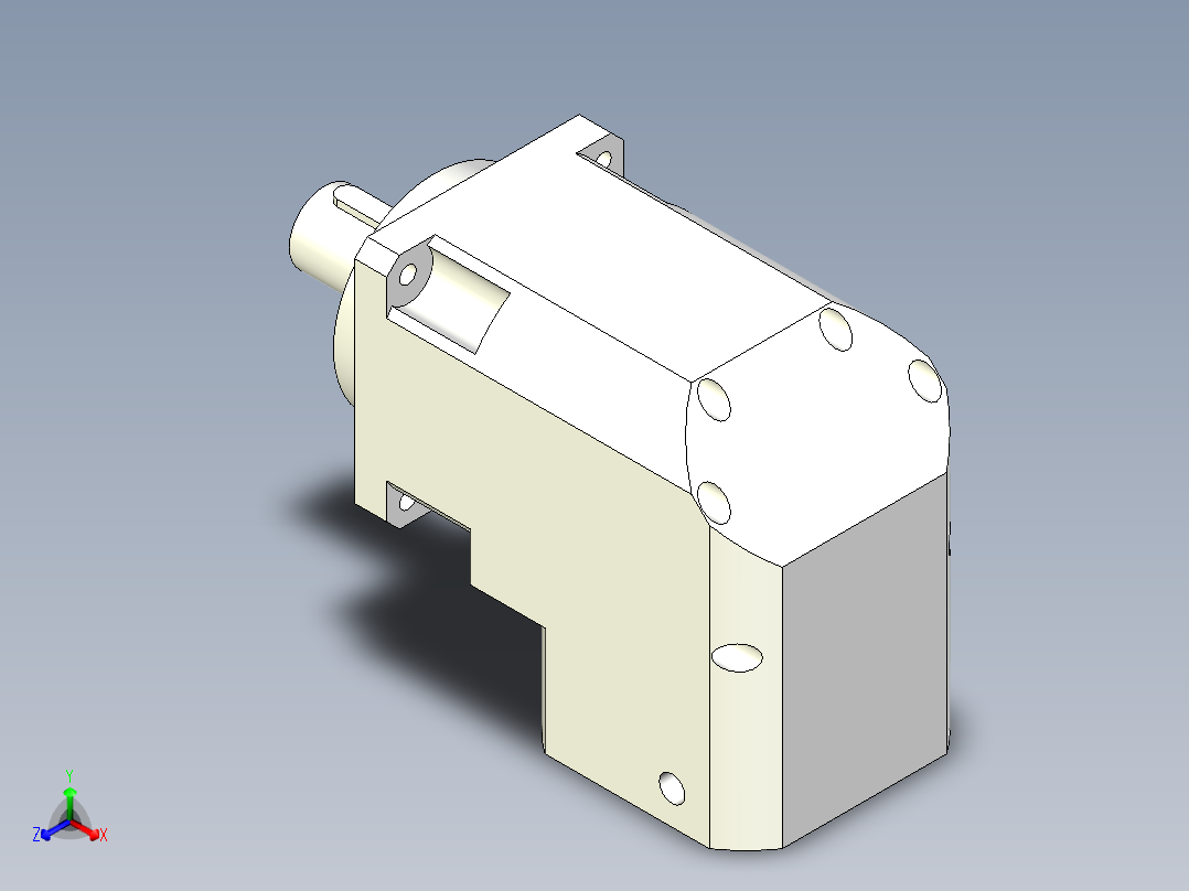 直齿ZPLX180-L1 35-114.3-200-M12.stp正等轴测图