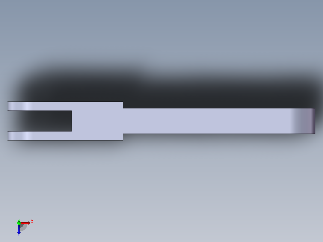 S18 短摆动臂俯视图