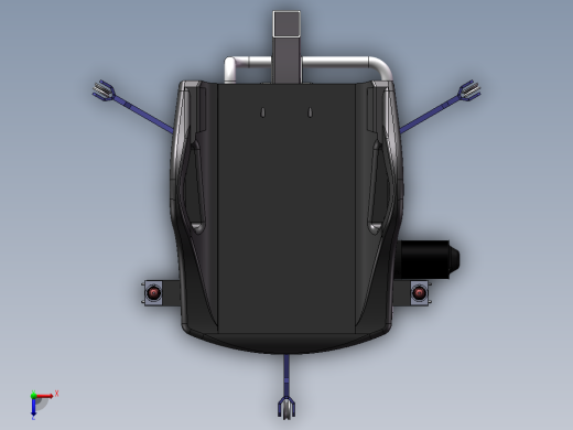 海上作业安全座椅的设计俯视缩略图