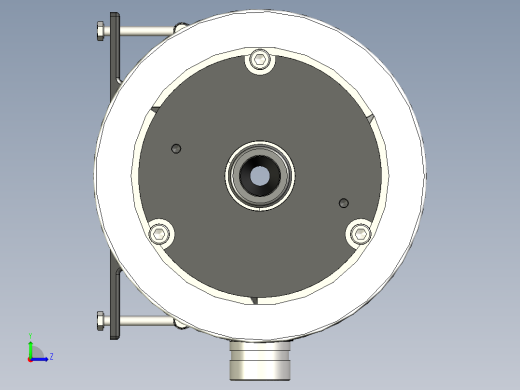 完整的压力容器BPV-8-1000-SP PROTEC左视缩略图