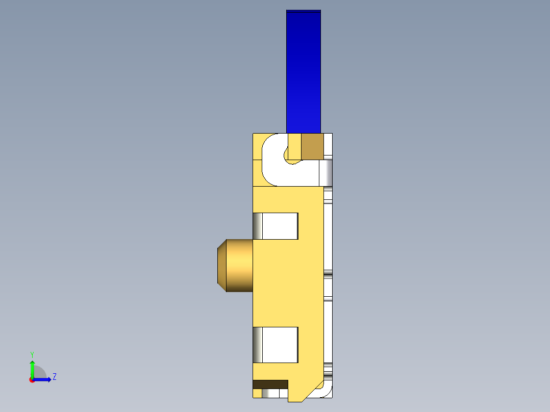 109HL型探测器开关左视图