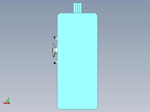 摇臂钻床左视缩略图