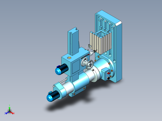 摇臂钻床正等轴测缩略图