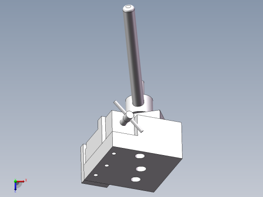 FA311系列高速并条机一三排罗拉支架设计(1)俯视缩略图