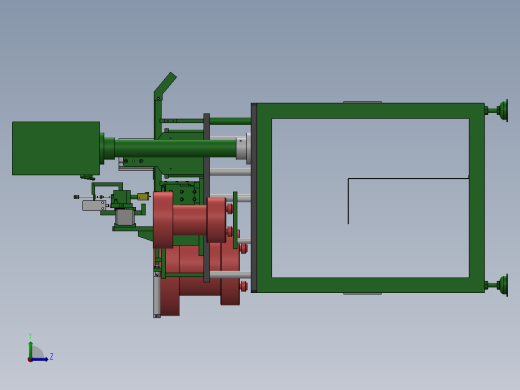 滑板开关端子折弯机左视缩略图