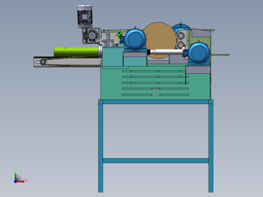 旋切机模型前视缩略图