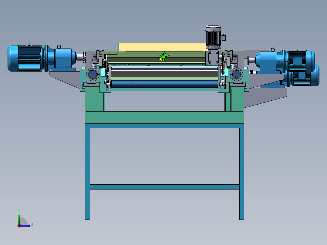 旋切机模型左视图