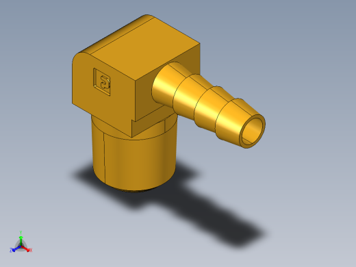 倒齿式工业管接头Hose Barb 90Deg Elbow to Male Pipe 129HB-4-4