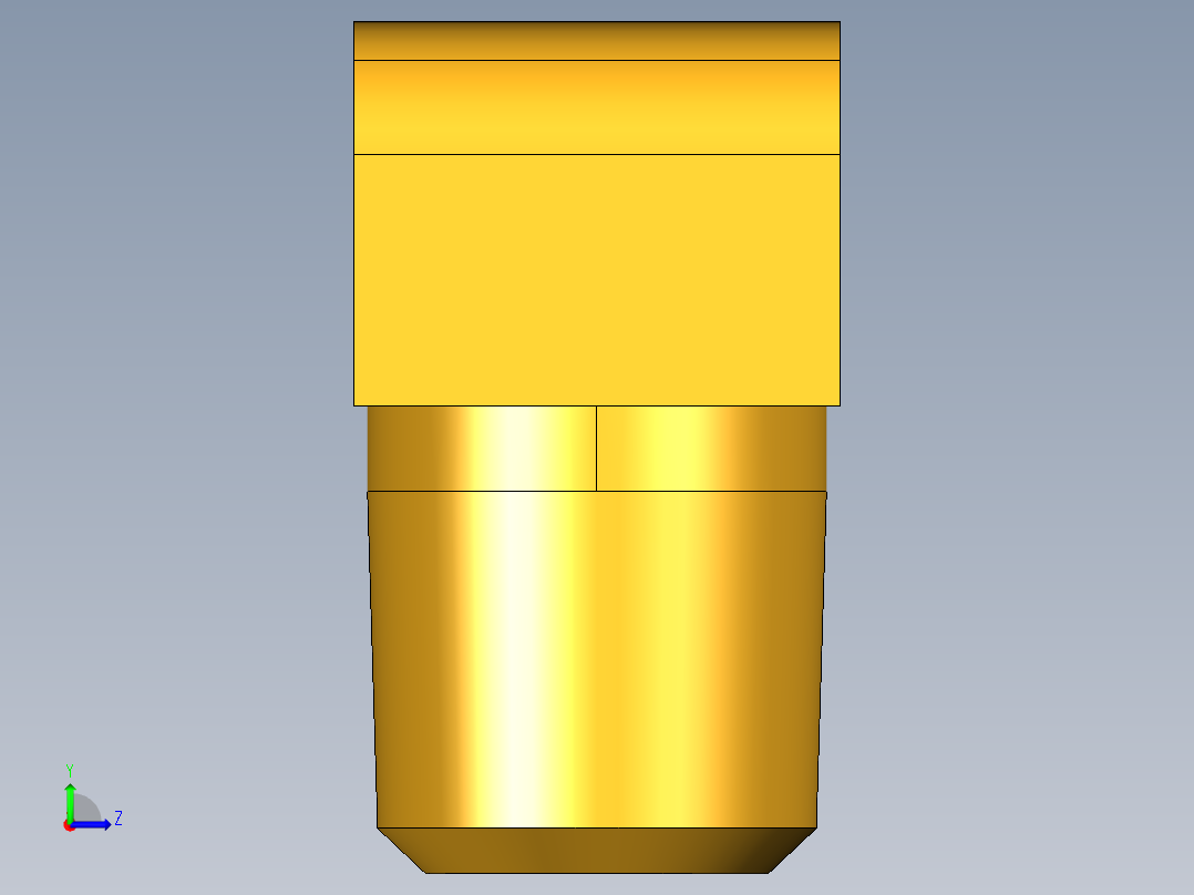 倒齿式工业管接头Hose Barb 90Deg Elbow to Male Pipe 129HB-4-4左视图