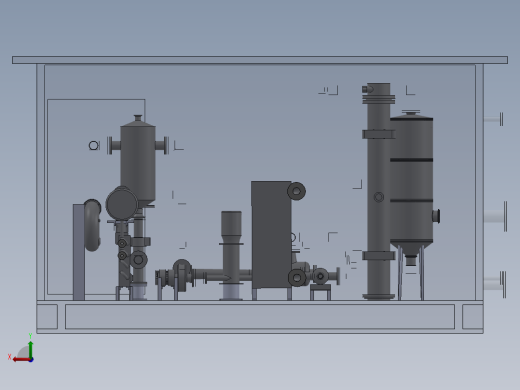 换热系统模型后视缩略图